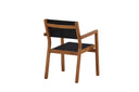 2-piece set - Garden chair Florence made of Textilene/Acacia