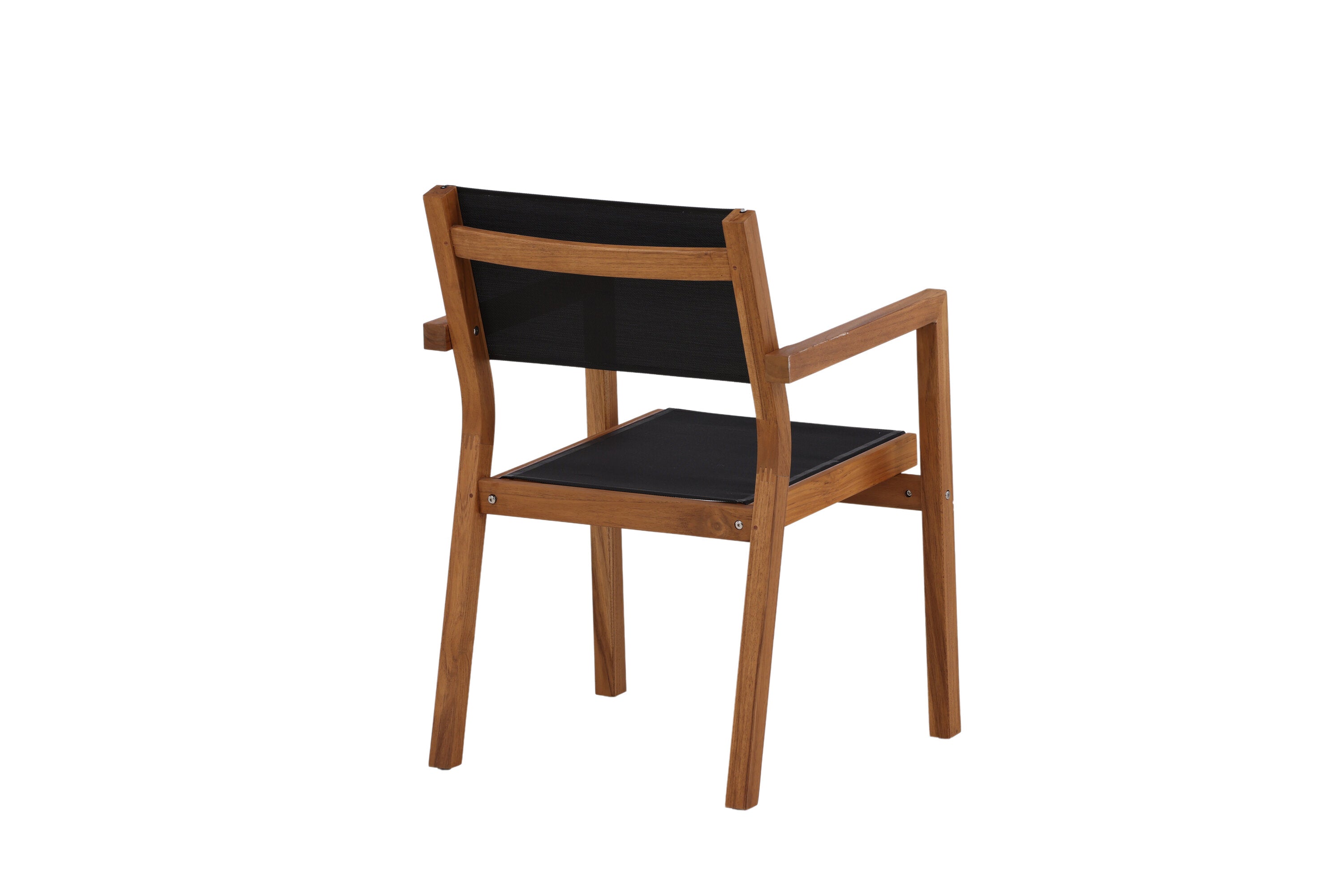 2-piece set - Garden chair Florence made of Textilene/Acacia