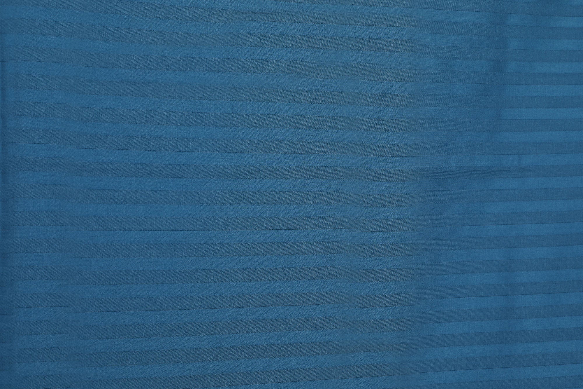 Ensemble de literie en satin premium à rayures Bleu