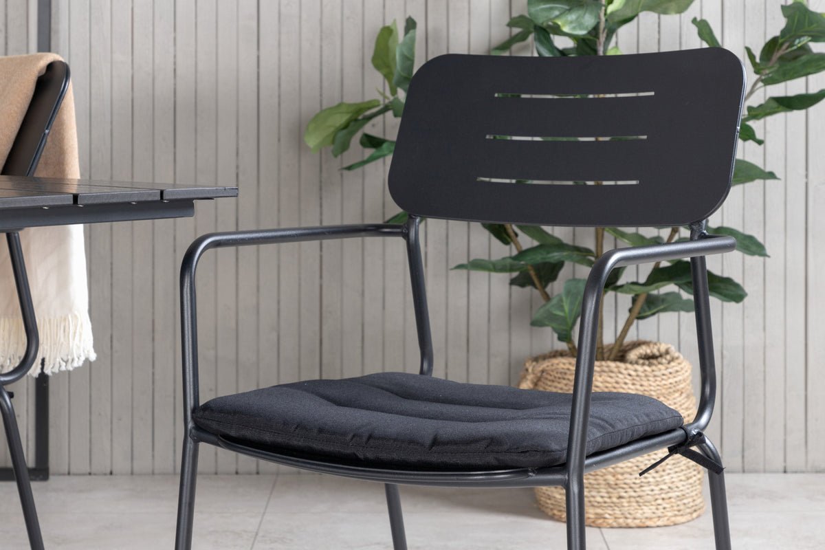 Lot de 2 - Chaise de jardin Lori en Métal