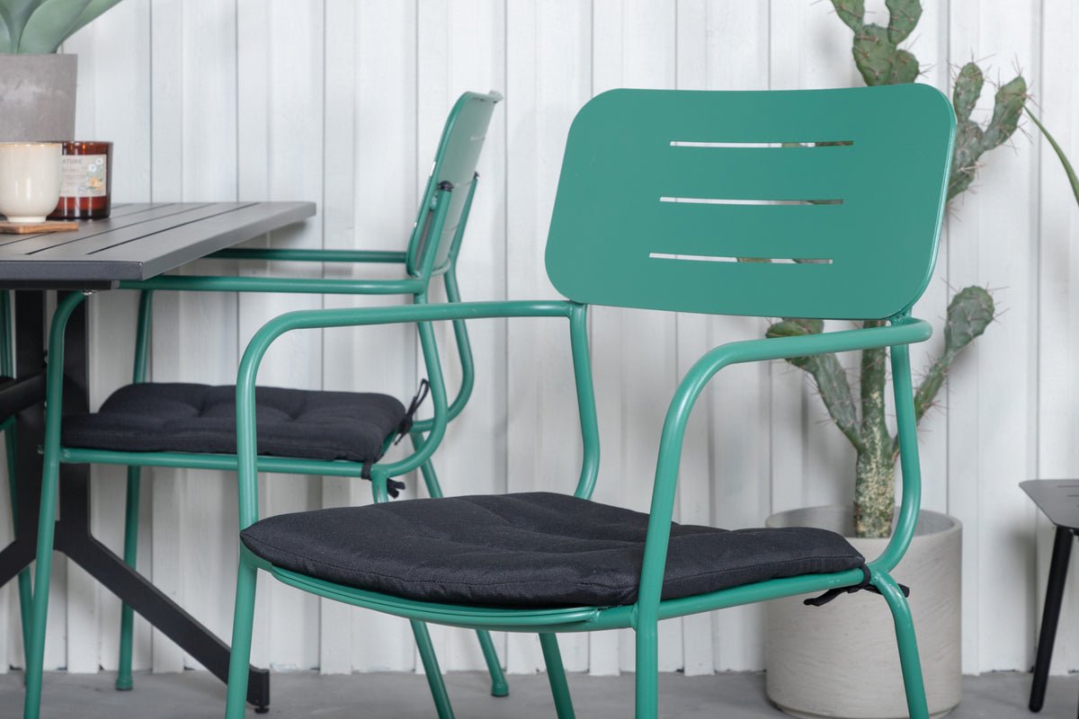 Lot de 2 - Chaise de jardin Lori en Métal