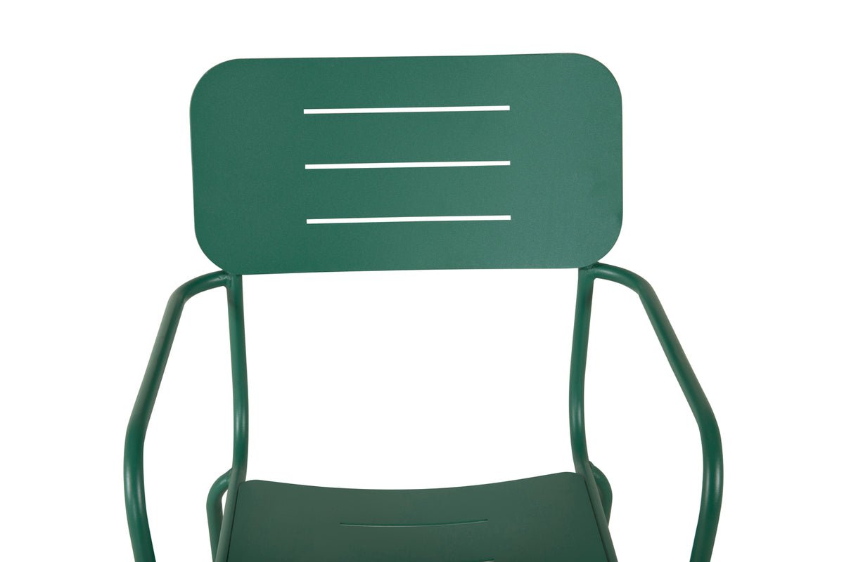 Lot de 2 - Chaise de jardin Lori en Métal