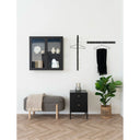 Bianca Bouclé Brown Side Stool with Storage