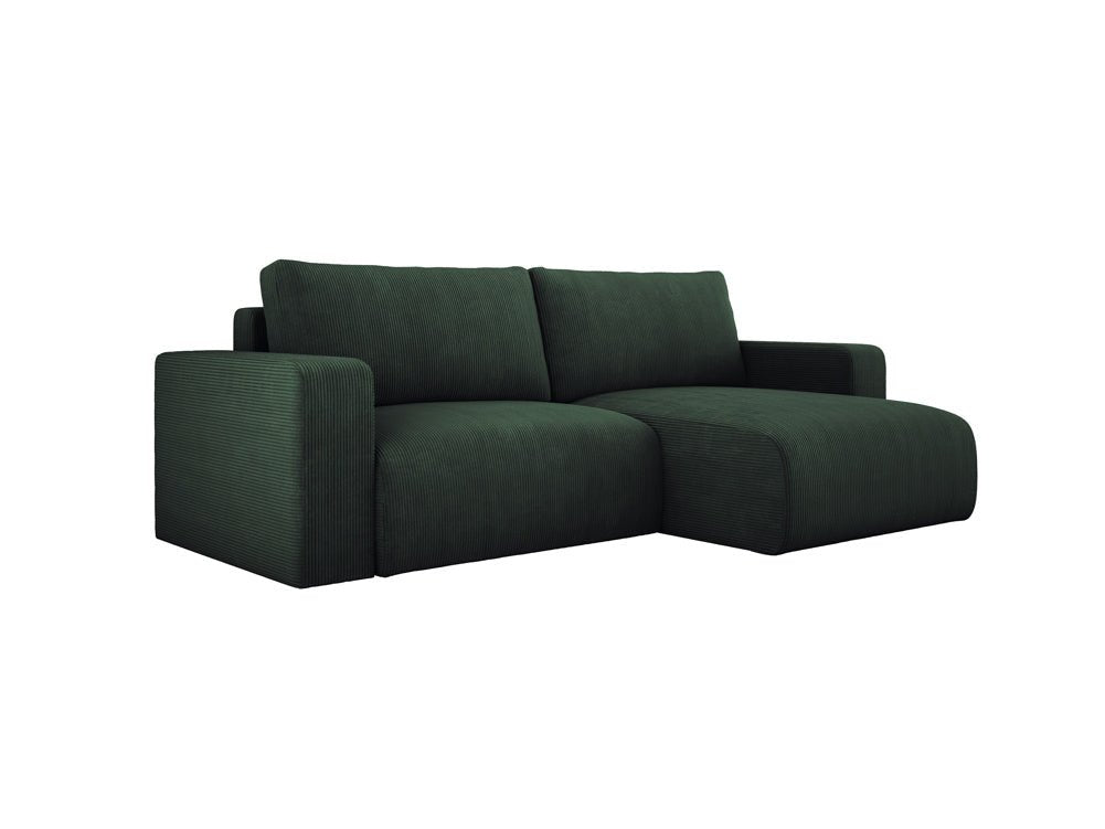 Designer Sofa Carl Cord mat Schlof- a Klapfunktioun