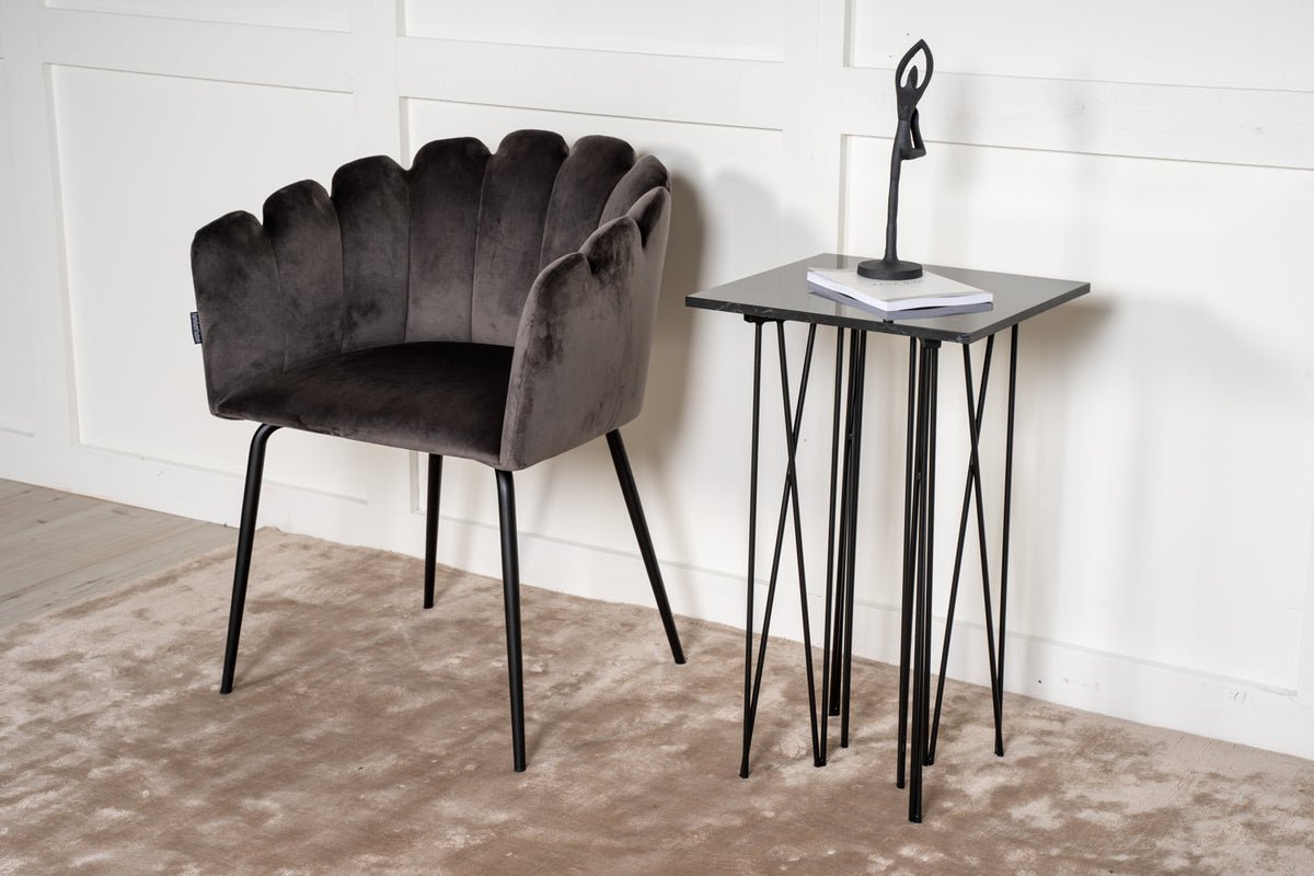 Table d'appoint Pablo – design luxueux avec effet pierre