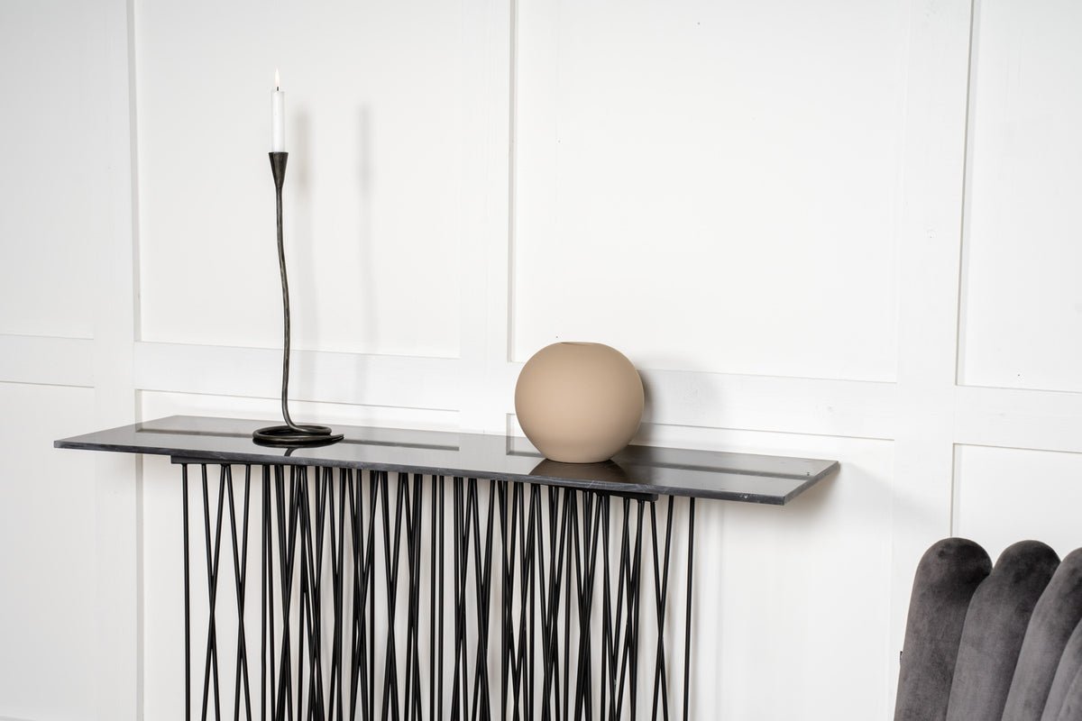 Table d'appoint Pablo – design luxueux avec effet pierre