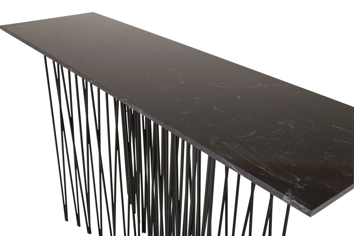 Table d'appoint Pablo – design luxueux avec effet pierre