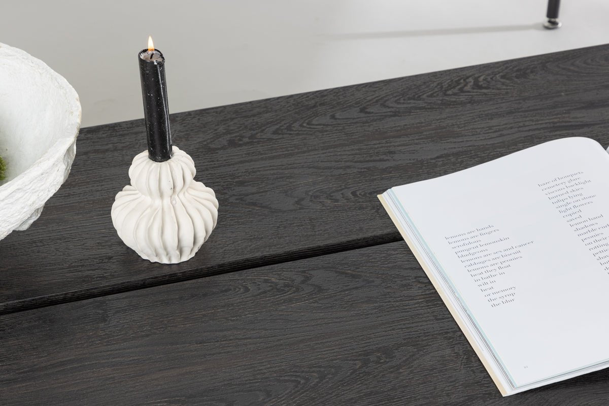 Couchtisch Lannister - a Mokka mat Holzoptiq