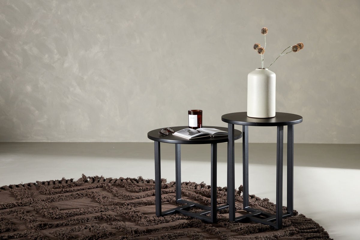 Coffee table/side table Paul - in Black