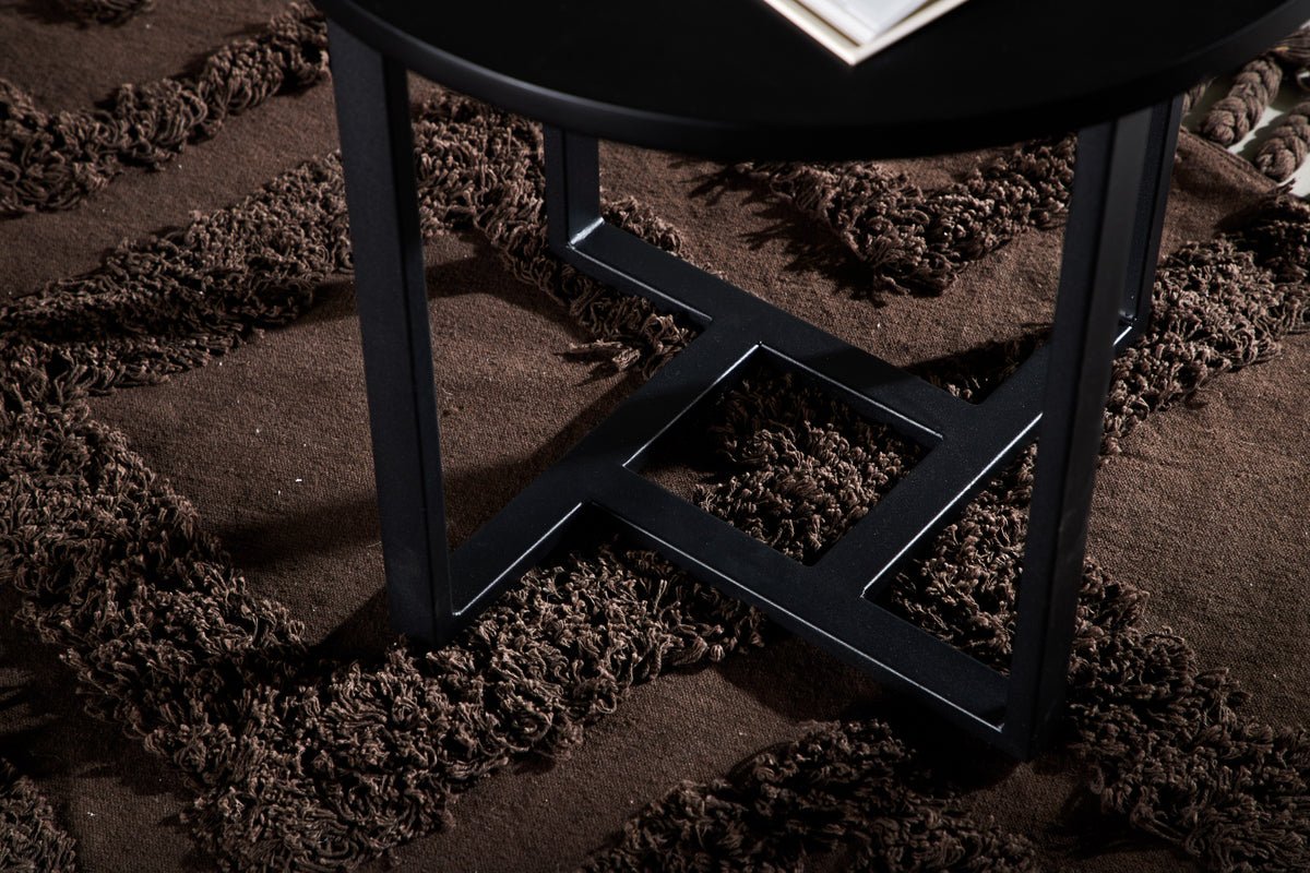 Coffee table/side table Paul - in Black