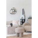 Bono Bouclé Light Grey Side Stool