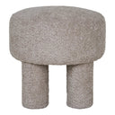 Bono Bouclé Light Grey Side Stool
