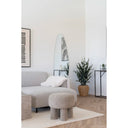 Bono Bouclé Light Grey Side Stool