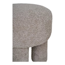 Bono Bouclé Light Grey Side Stool
