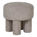 Bono Bouclé Light Grey Side Stool