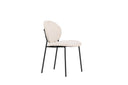 2er Set - Stull Opal mat beige Leinenbezuch