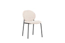 2er Set - Stull Opal mat beige Leinenbezuch