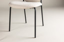 2er Set - Stull Opal mat beige Leinenbezuch