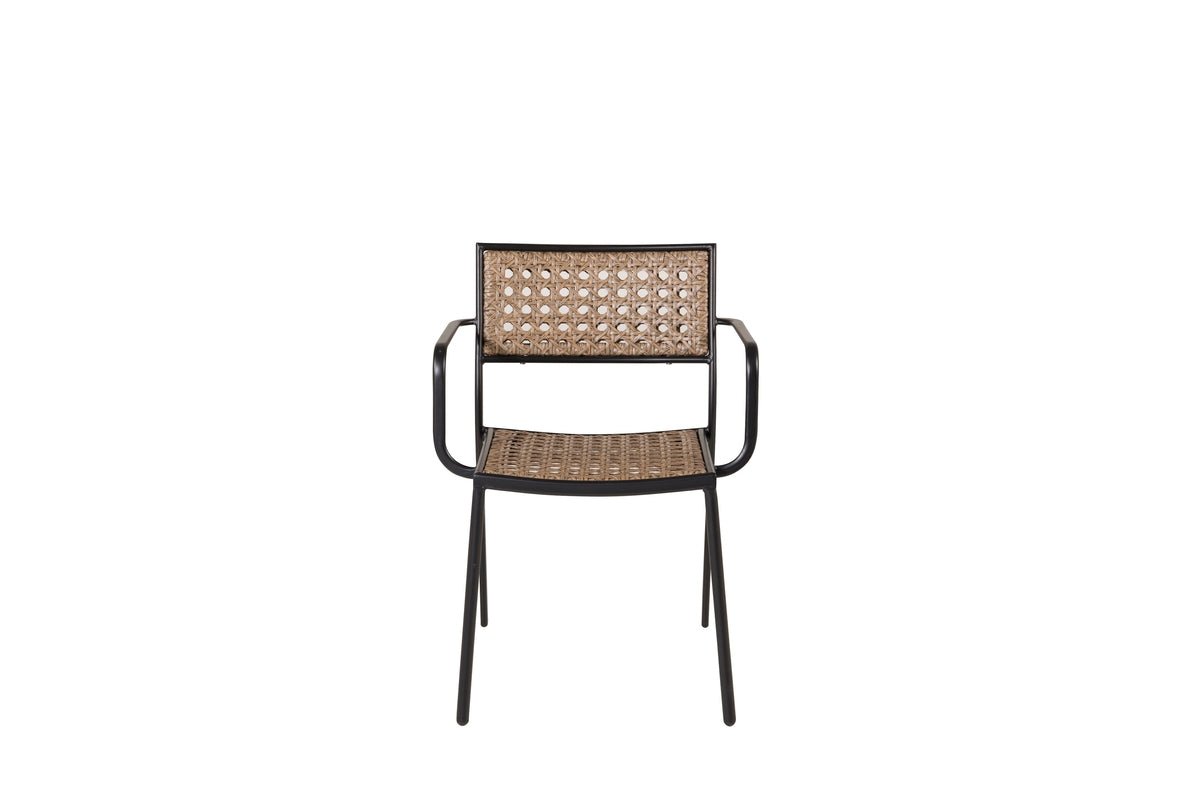 Set of 4 - Garden Chair Marave made of Rattan including Cushion