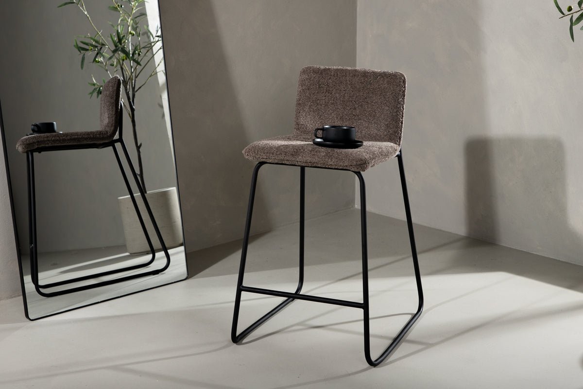 Set of 2 - Bar Stool Sabine made of Steel in 2 Colors