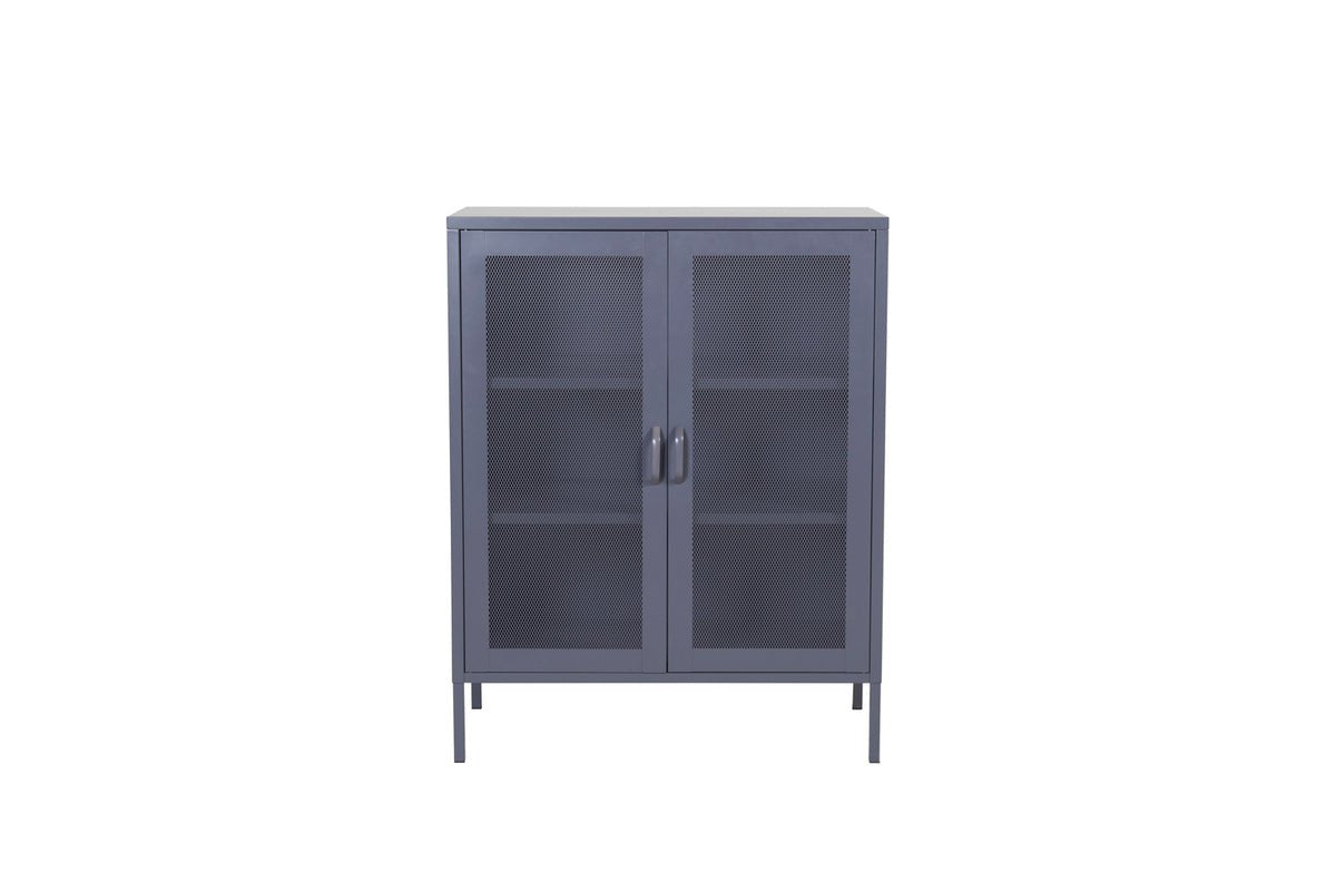 Commode Faylen – Design industriel en Noir, Blanc & Gris