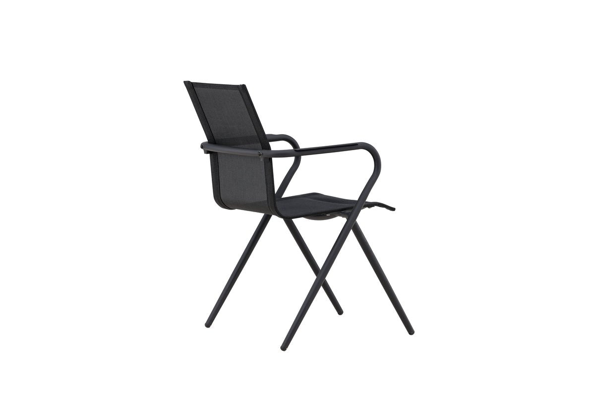 Ensemble de 6 chaises de jardin Andrea en Textilène/Aluminium