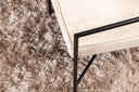 Fauteuil Lorele - Avec revêtement en peluche ou velours