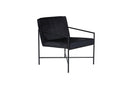 Fauteuil Lorele - Avec revêtement en peluche ou velours