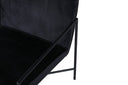 Fauteuil Lorele - Avec revêtement en peluche ou velours