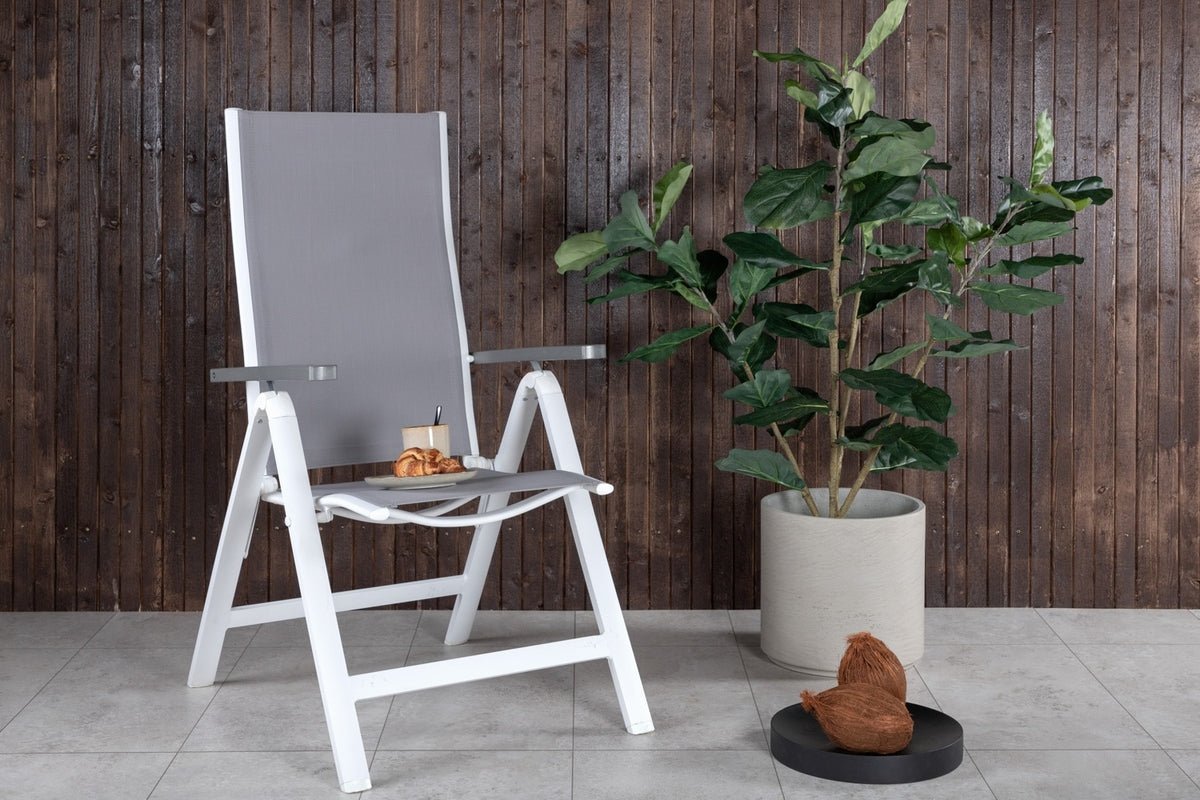 Ensemble de 2 chaises de jardin Montenegro en Textilène/Aluminium