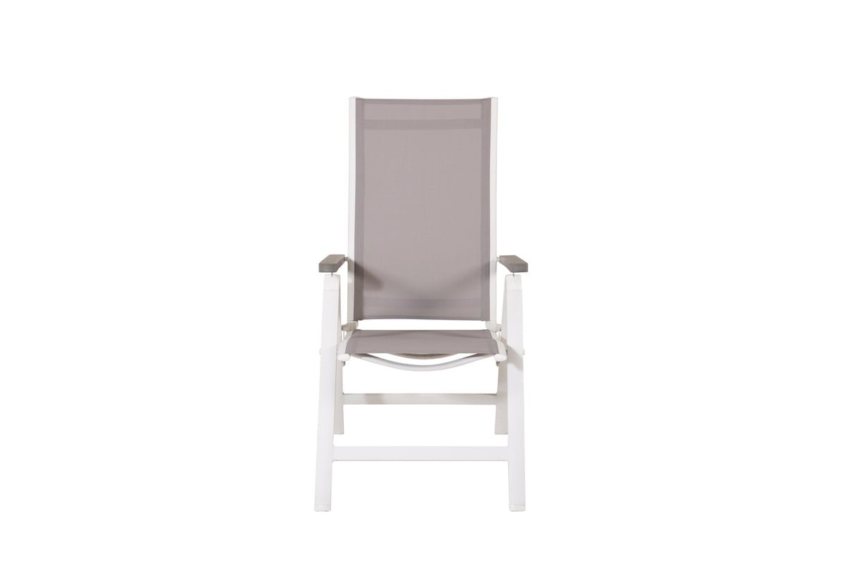 Ensemble de 2 chaises de jardin Montenegro en Textilène/Aluminium