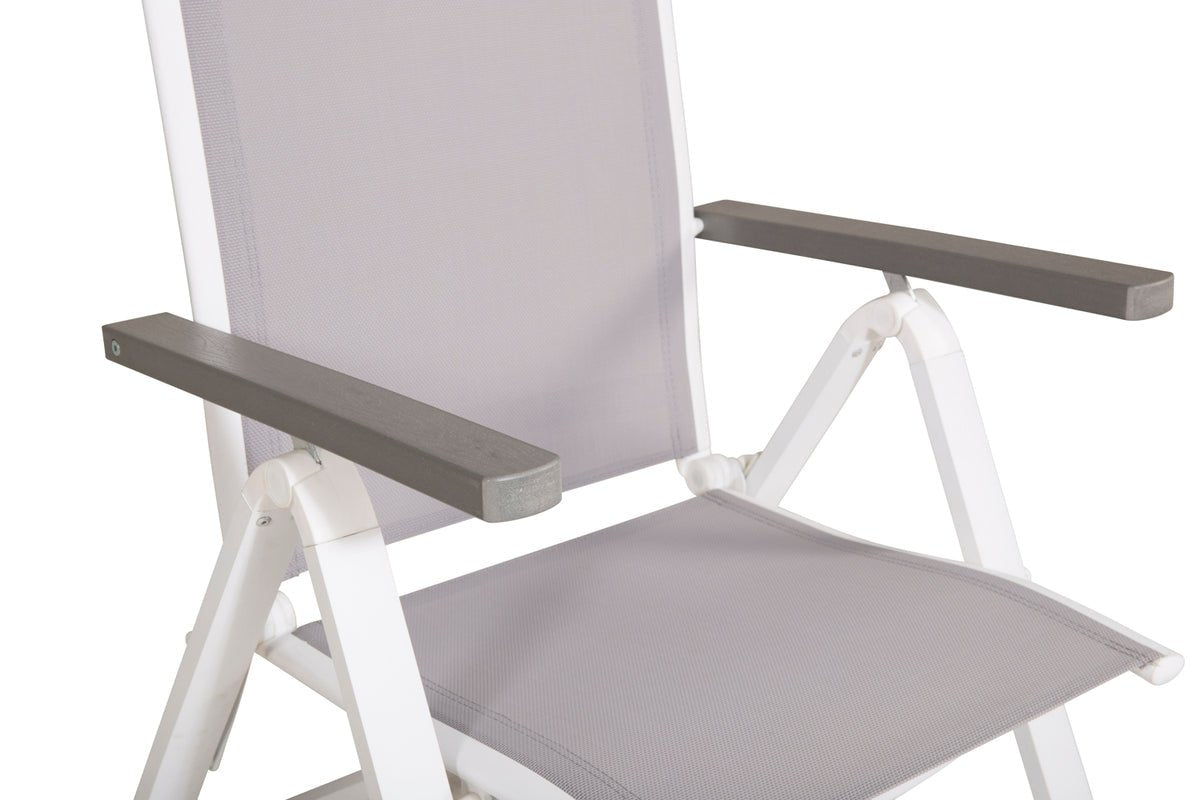 Ensemble de 2 chaises de jardin Montenegro en Textilène/Aluminium