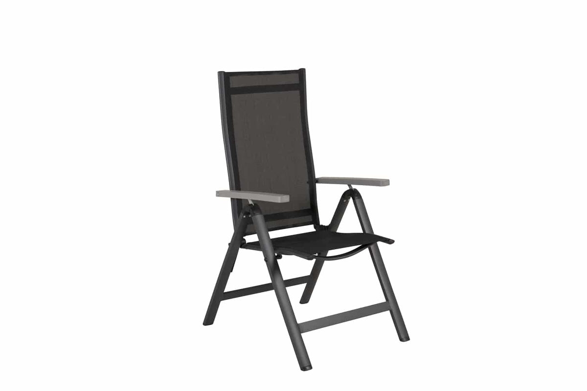 Ensemble de 2 chaises de jardin Montenegro en Textilène/Aluminium