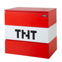 Minecraft Kommoud TNT Box – mat LED-Beliichtung & 3 Tiräng