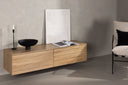 TV-Lowboard Valborg – Walnussfurnier an natierlecher Optik