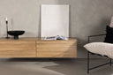 TV-Lowboard Valborg – Walnussfurnier an natierlecher Optik