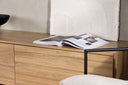TV-Lowboard Valborg – Walnussfurnier an natierlecher Optik