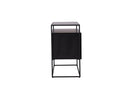 Chest of drawers Merivo – Black, industrial chic with open frame
