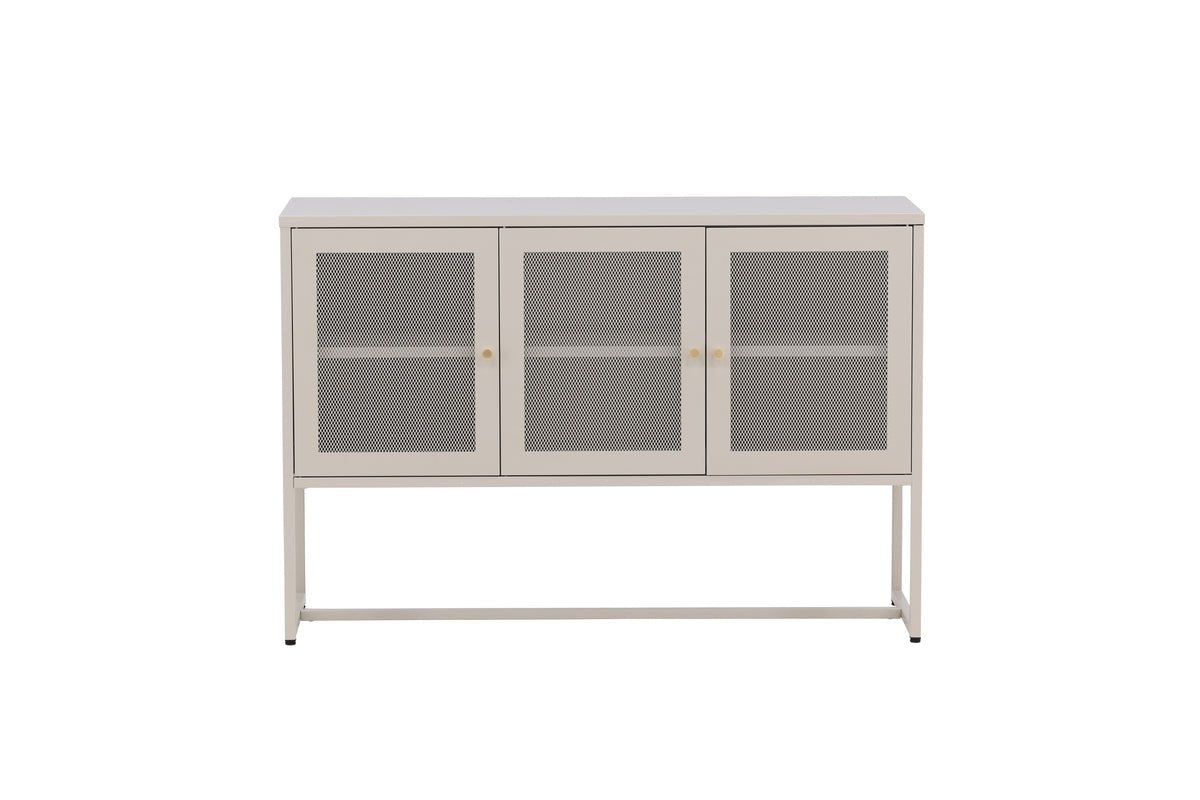 Commode Marilo – Beige, industriel-moderne avec charme loft