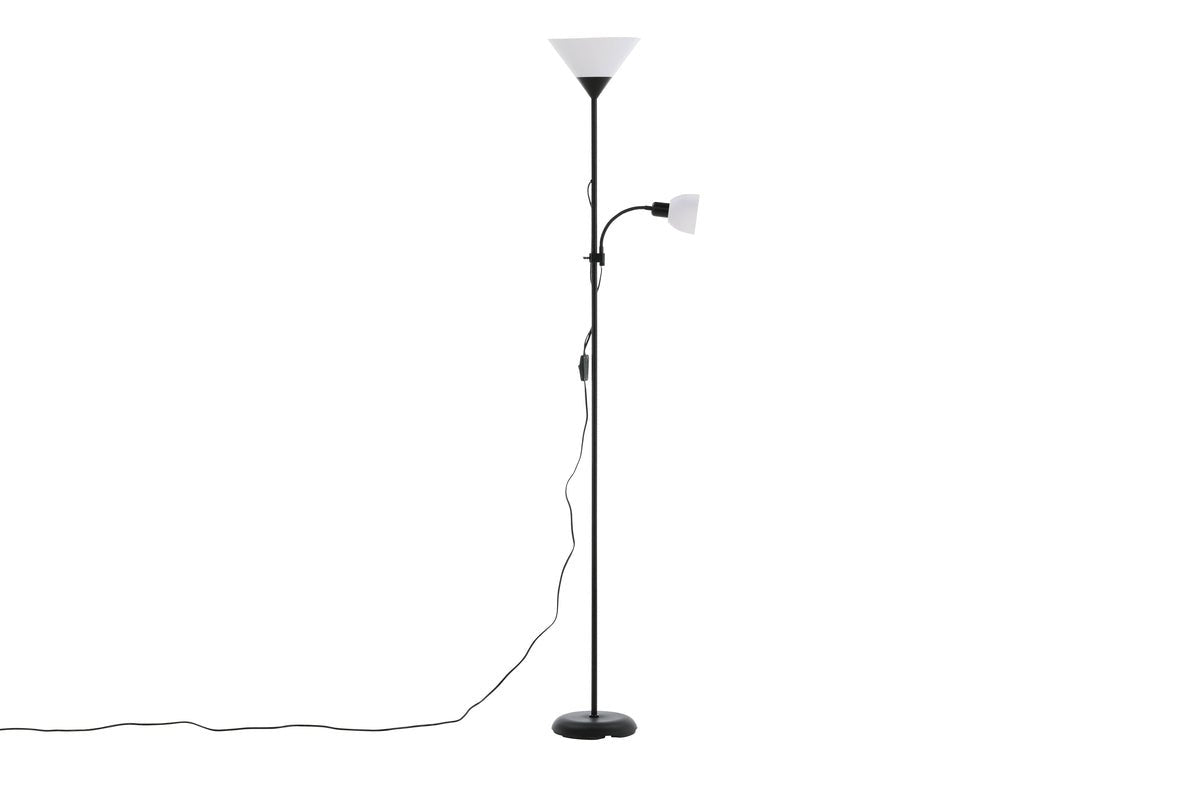 Stehlamp „Ragnar“ – Schlank, modern Silhouette 2-flammeg