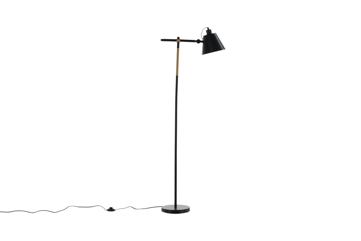 Stehlamp „California“ – markant, modernes Design a Schwaarz