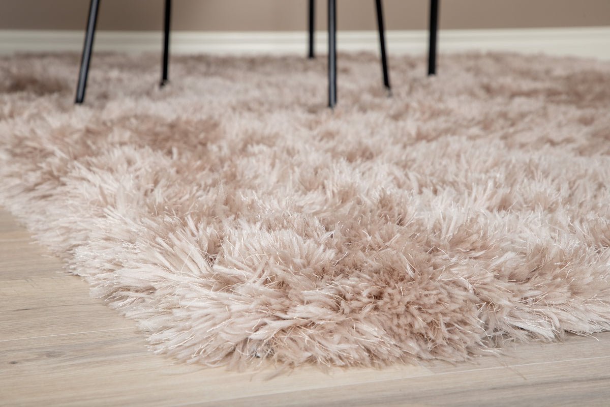 Tapis Auren – avec effet brillant en polyester