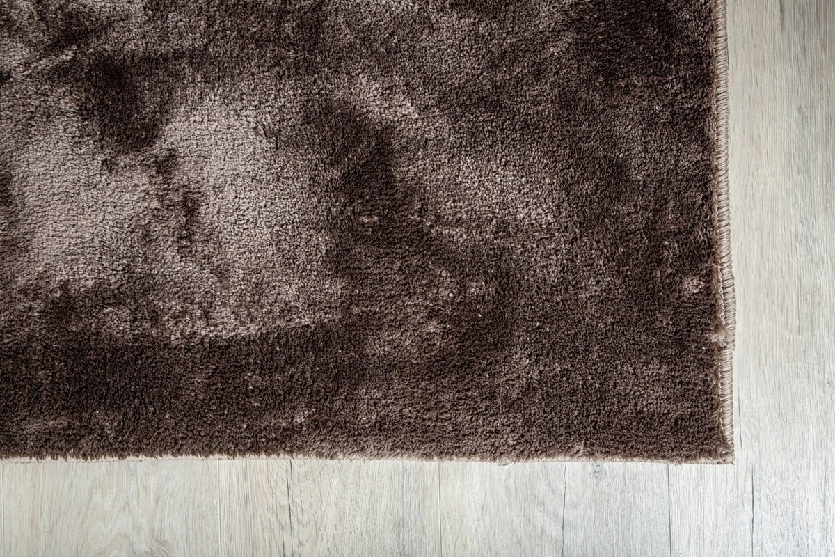 Carpet Selina – with glossy look made of polyester & fleece fabric