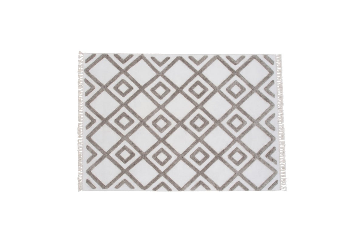 Tapis Neray – avec franges en polyester