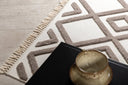 Tapis Neray – avec franges en polyester