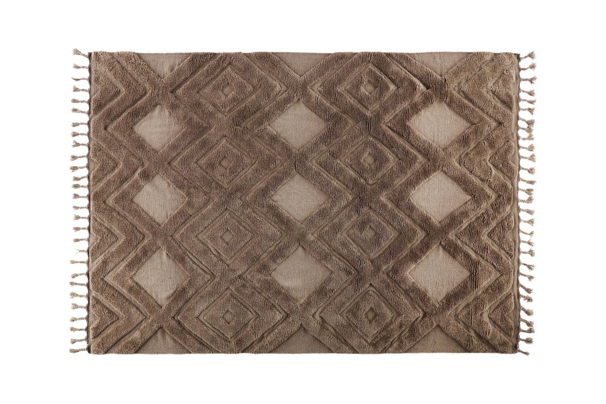 Tapis Lora – avec franges en laine