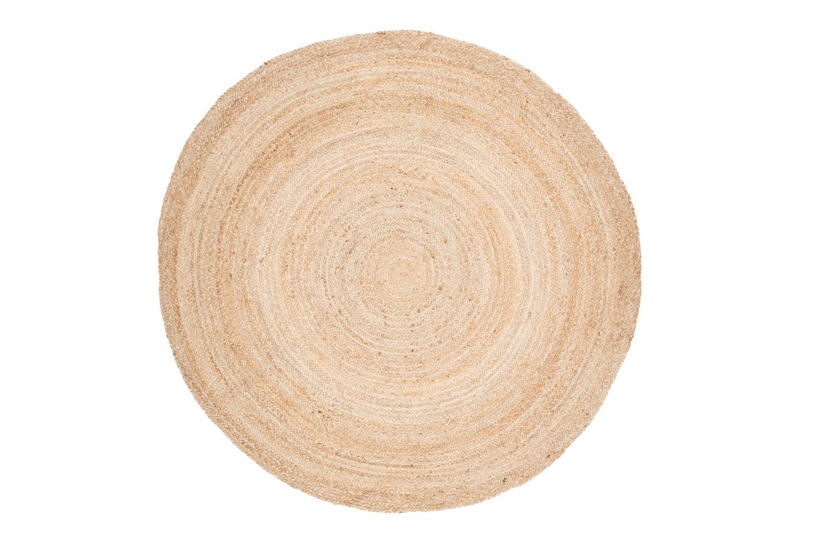Tapis Palin – rond en couleur naturelle en jute