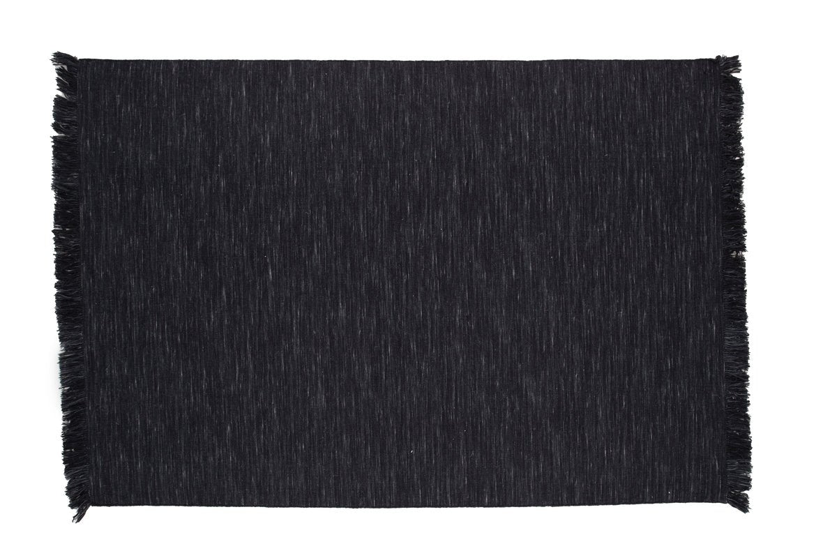 Tapis Sarah – tissé plat avec franges en laine