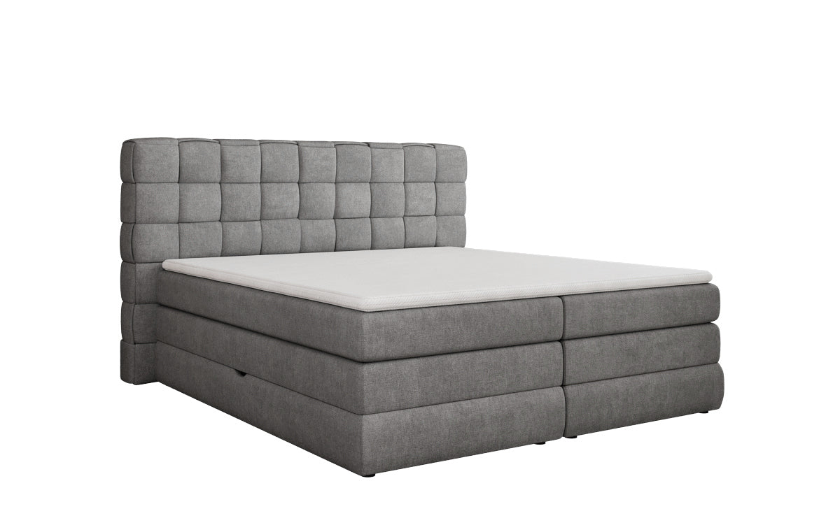 Boxspringbett Trama mit Stauraum in Stoff