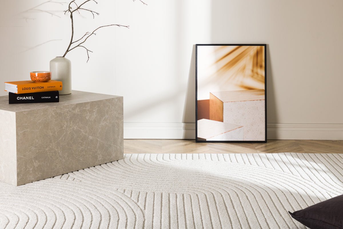 Teppech Nero - a verschiddene Faarwen aus Polypropylen & Woll